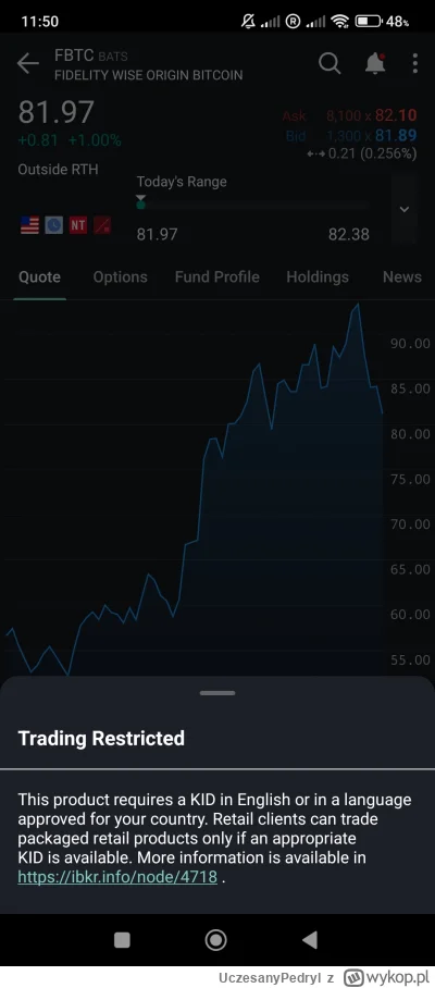 UczesanyPedryl - Dobrze rozumiem, że nie mogę kupić ETF na Bitcoina z Nasdaq typu FBT...