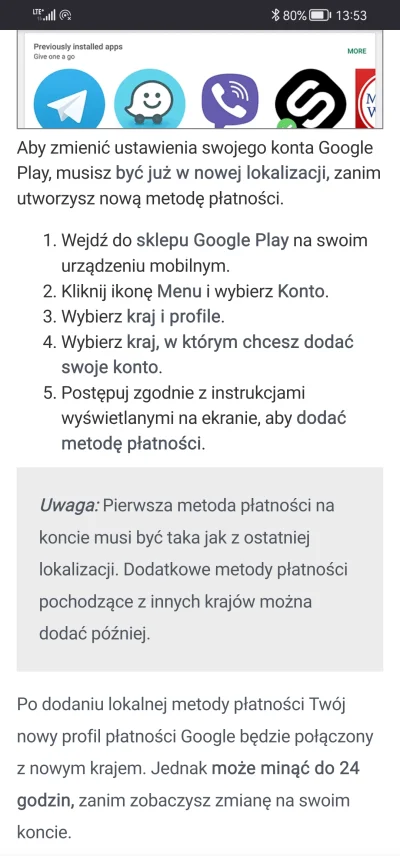 kikiton - #google #android #googleplay
Czy ktoś mi może opisać krok po kroku jak zmie...