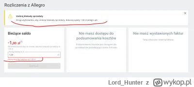 LordHunter - Hm.. trochę patowa sytuacja nie @allegropl? :D 
#allegro