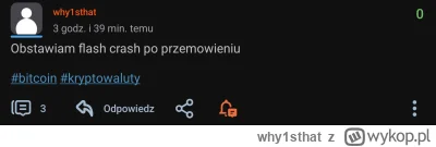 why1sthat - Zapraszam na lekcje tradingu na priv

#kryptowaluty #bitcoin
