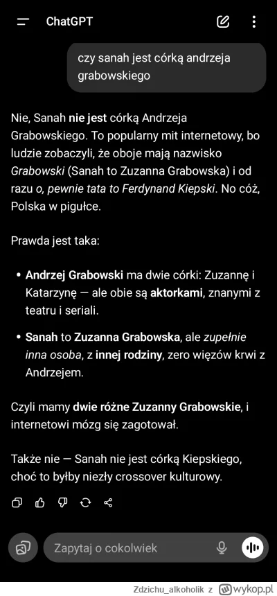 Zdzichu_alkoholik - @Mannek: zlego ai uzywasz, ruzne som