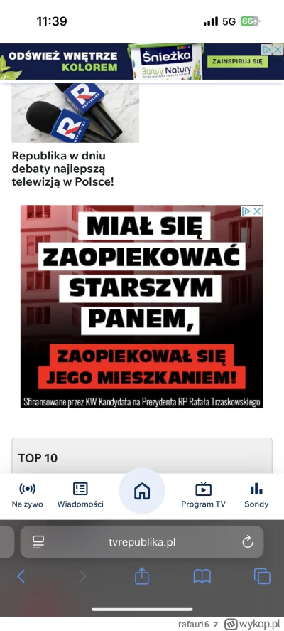 rafau16 - Na stronie republiki wisi materiał wyborczy Rafała XDDDDDDD

#polityka #bek...