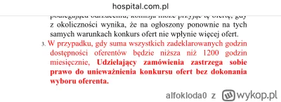 alfokloda0 - Ten konkurs ofert dotyczył nie jednego a calego zespołu lekarzy.

Rządow...