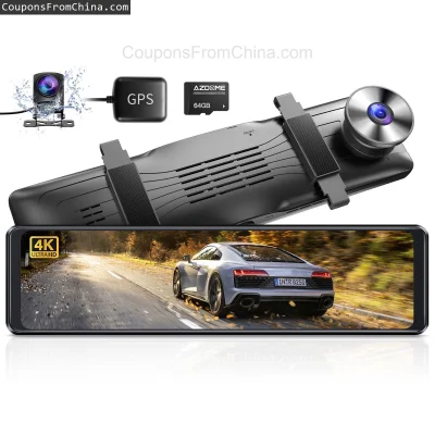 n____S - ❗ AZDOME PG19X 2CH Car Mirror Dash Cam 4K
〽️ Cena: 109.99 USD (dotąd najniżs...