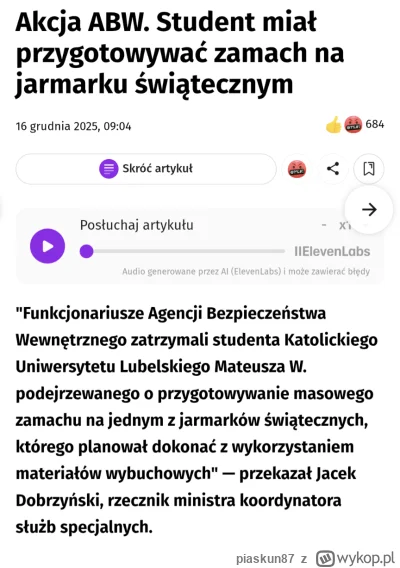 piaskun87 - Uuu religijni fundamentaliści wszędzie tasy sami
( ͡º ͜ʖ͡º)

#polska