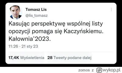 zomos - @dom_perignon: pisz prawidłowo za towarzyszem Lisem.