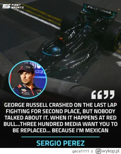 gaca1111 - #f1 Ty byś się Czeko jeździć nauczył, a nie się za rasizmem zasłaniasz