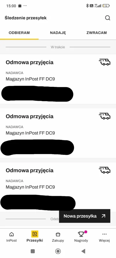 Prom1234 - Mircy i Mirabelki,

tl;dr pani kurier nie chce się przynosić paczek

Dorad...