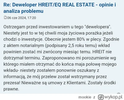 mookie - Na forum budujesie jest wątek o ulubionym deweloperze wykopu HREIT.

https:/...