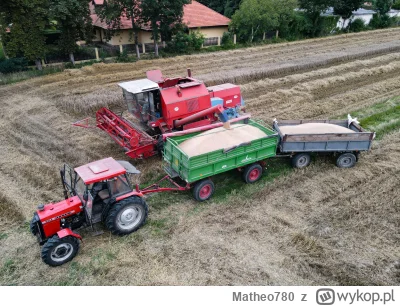 Matheo780 - Typowe polskie żniwa z kultowym polskim sprzętem. Foty zrobione na zaprzy...