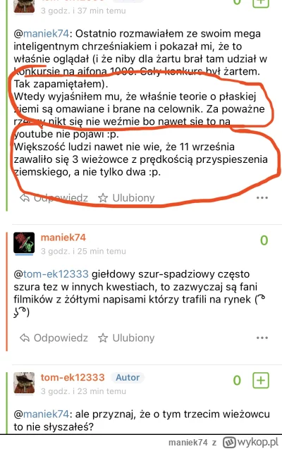 maniek74 - @golomb13 tomuś ostatnio do mnie wyskakiwał z tekstami o płaskiej ziemi i ...