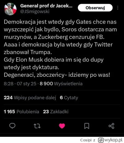 Cosipi - Uwielbiam zapach wyjącego lewactwa o poranku ( ͡° ͜ʖ ͡°)
A to dopiero począt...