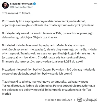 mariusz-madejczyk - Sławusiowi puszczają nerwy…( ͡° ͜ʖ ͡°)

#polityka #wybory #bekazk...