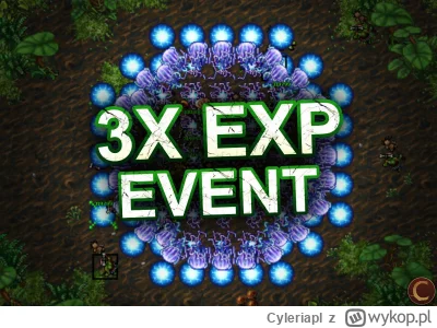 Cyleriapl - 3x Exp Event trwa do niedzieli na Cyleria OTS 🚀

#tibia #tibiazwykopem #...