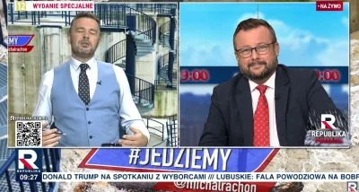 wyscrollowany - #tvrepublika Rachoń prawie nie pękł ze śmiechu, a teraz odlatuje po ż...