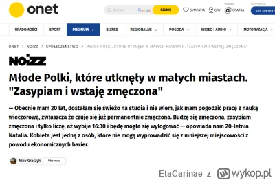 EtaCarinae - #rozowepaski #niebieskiepaski Onet w formie, Polska powiatowa to nie jes...