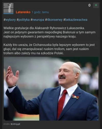 Jariii - @gracilis: Wolnorynkowy kartofel szczeka na smyczy Putina ¯\(ツ)/¯