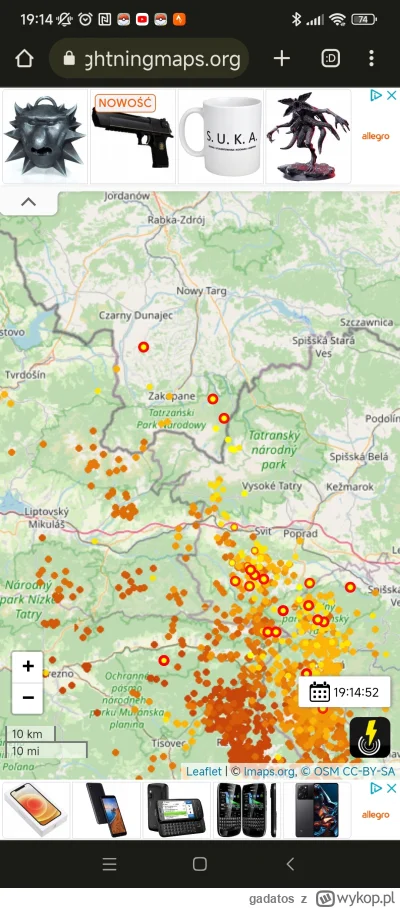 gadatos - piękna komórka się zbliża 
#burza