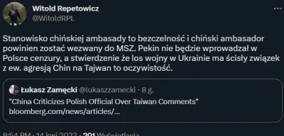 IdillaMZ - Niestety, ale miękcy propagandyści Kitajców w Polsce, w praktyce wprowadza...