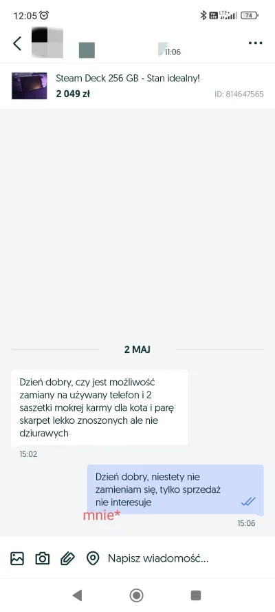Ustawisko - Zachęcony postem z głównej na temat olx, na którym Mireczkek skarży się n...
