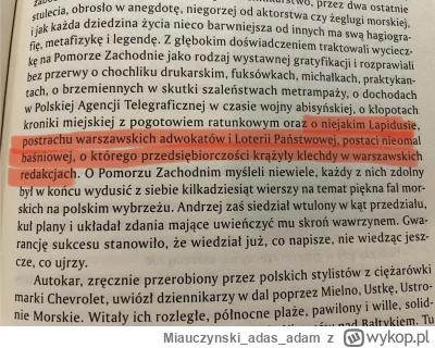Miauczynskiadasadam - O Tadeuszu Łapiduchu było głośno w powojennej Warszawie już od ...