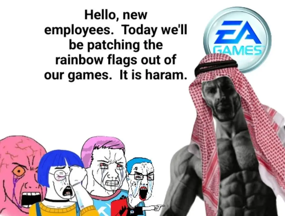 HumanBeing - EA zostało sprzedane arabom XD
#gry #ea #woke #heheszki #dobrewiadomosci