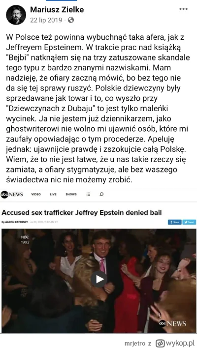 mrjetro - @janekplaskacz Sprawę jako pierwszy opublikował Mariusz Zielke, który wcześ...