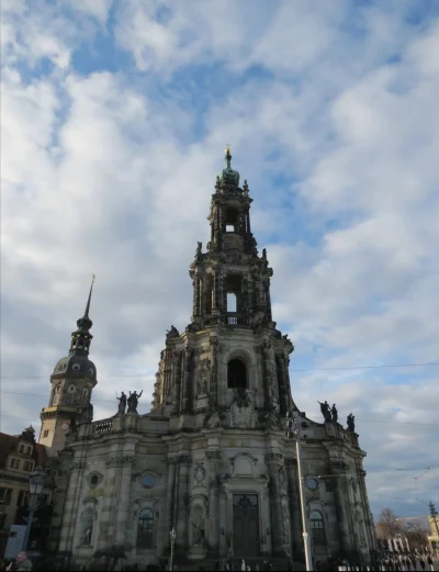 Loskamilos1 - Katedra Świętej Trójcy w Dreźnie, obiekt zbudowany w 1751 roku w stylu ...
