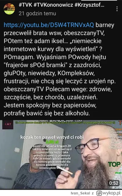 Ivan_Sekal - @Panicz888: bo Barnej go przecwelił XD albo Barneja przecwelił. Ciężko z...