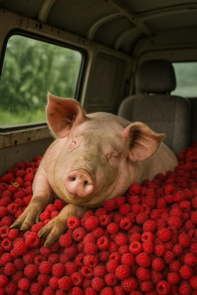 Nba_ - Pani dr.w trasie z WSW leżakuje  po upojnej przygodzie na tyle busa z malinami...
