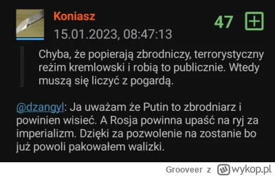 Grooveer - Wielu uważa, że Koniasz to ruski troll a zobaczcie co on napisał. Chce prz...