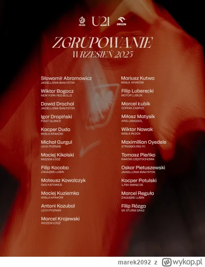 marek2092 - #wislakrakow  3 Wiślakow z powołaniem od wuja na u21