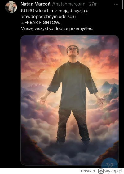 zirkak - #famemma 
W piątek wlatuje nowy film na kanale INDYGO w którym Natan mówi że...