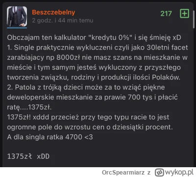 OrcSpearmiarz - Nawiązując do tego wpisu, pytam nieironicznie. Czy w Polsce jest praw...