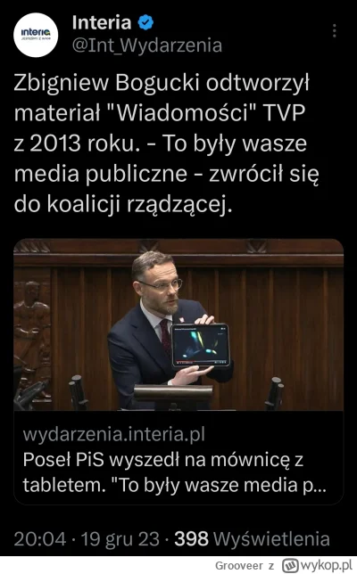 Grooveer - #polska #sejm #pis #po #tvp #tvpis #tusk #polityka