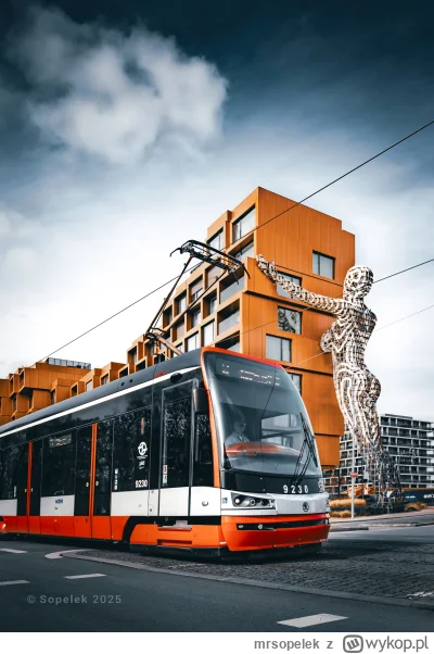 mrsopelek - Przykuwający uwagę budynek w praskiej dzielnicy Invalidovna o który opier...