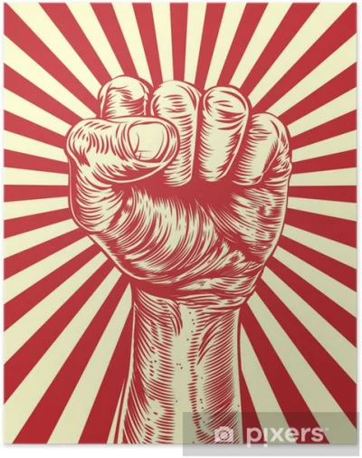 musashi-miyamoto - @paramedix Zaciśnięta i uniesiona pięść przez lewaka to ten sam sy...