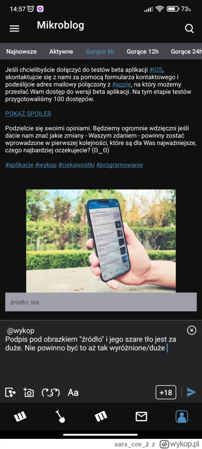 sarscov2 - @wykop
Podpis pod obrazkiem "źródło" i jego szare tło jest za duże. Nie po...