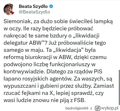 badreligion66 - #polityka Szydło odpięła wrotki.