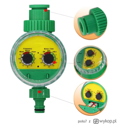 polu7 - AGSIVO Sprinkler Programmable Water Timer w cenie 16.99$ (74.09 zł) | Najniżs...