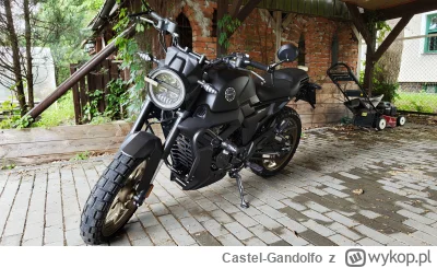 Castel-Gandolfo - #motocykle125 może i chińczyk, może i bez mocy, ale za to ogromnie ...