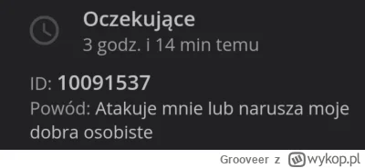 Grooveer - Na Wykopie brakuje moderatorów. Zgłoszenie ponad trzy godziny temu i dalej...