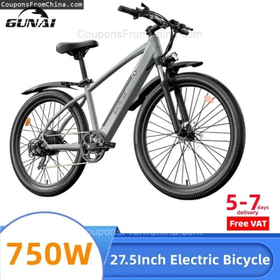 n____S - ❗ GUNAI GN26 500W 48V 17.5Ah 26x3.0inch Electric Bike [EU]
〽️ Cena: 944.98 U...