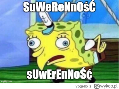 vogello - >suwerenności 

@wjtk123: super suwerennosc jest jak kurla PiS sobie robi o...