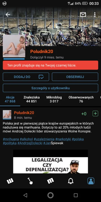 Przegrywzyciowy0 - @Poludnik20 czarnolista ćpunie! ( ͡º ͜ʖ͡º)
dobra nara!