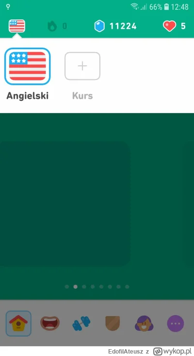EdofilAteusz - #duolingo
Podobno można uczyć się muzyki, ale u mnie nie ma opcji wybr...