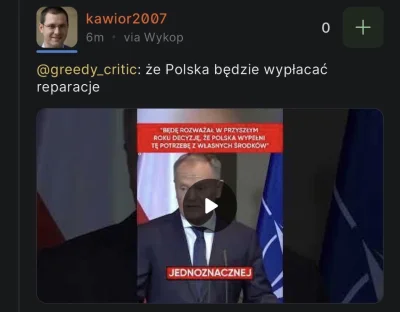 greedycritic - > @greedycritic: po tym co pan Tusk powiedział to można z nim zrobić w...