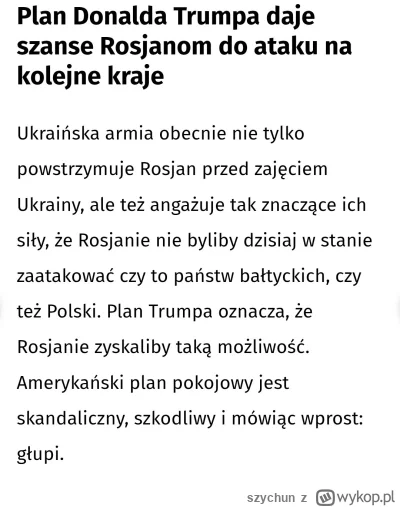 szychun - #polityka #bekazpisu #wojna #rosja #ukraina #usa fajny ten Trump xd typ we ...