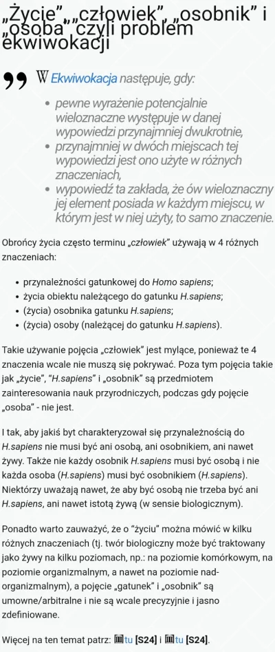 R187 - >Aborcja to już innego jak zabicie dziecka. W fazie prenatalnej rozwoju ale to...