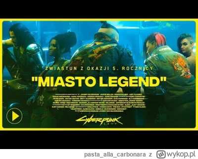 pastaallacarbonara - Film na 5 lat od premiery. Ale to zleciało.

#cyberpunk2077 #gry...
